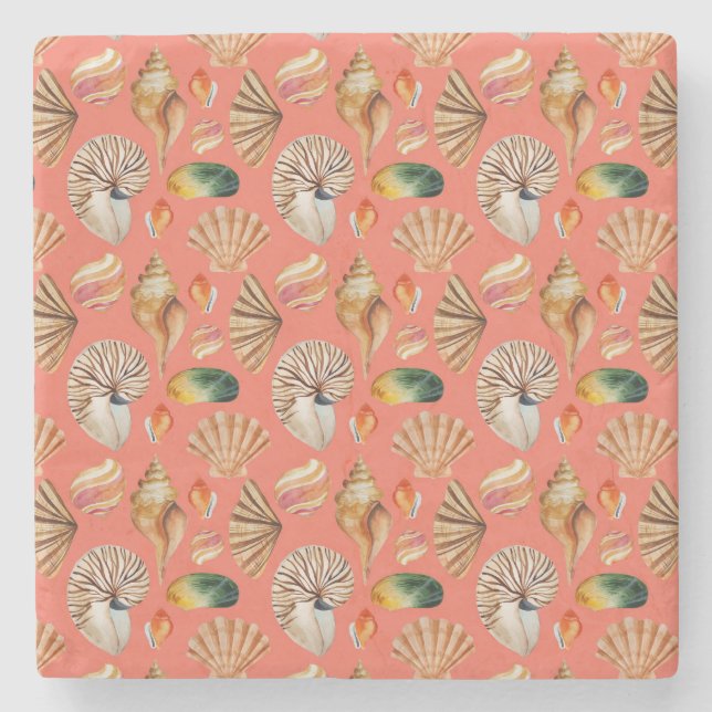 MUSCHELN STEINUNTERSETZER (Vorderseite)