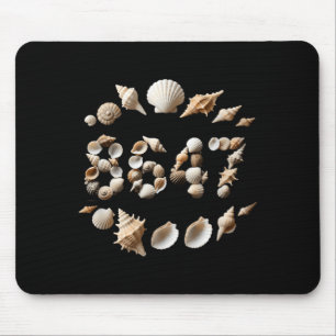 Muscheln Strand Sommer Ozean Vibes Küstenstil Mousepad