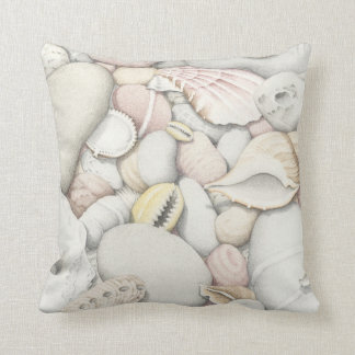 Muscheln-u. Kiesel-Polyester-Kissen Kissen