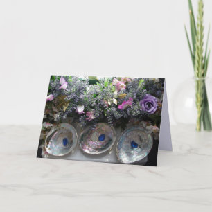 Muscheln und Blumen - danke zu kardieren