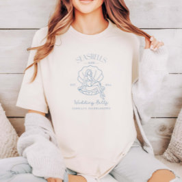 Muscheln und Hochzeitsglocken Bachelorette T-Shirt