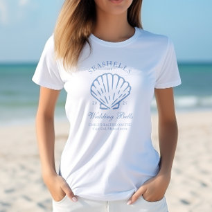 Muscheln und Hochzeitsglocken Junggesellinnenabsch T-Shirt