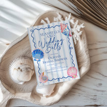 Muscheln und Hochzeitsglocken Preppy Brautparty