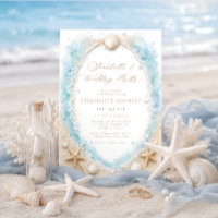 Muscheln und Hochzeitsglocken Strand Brautparty