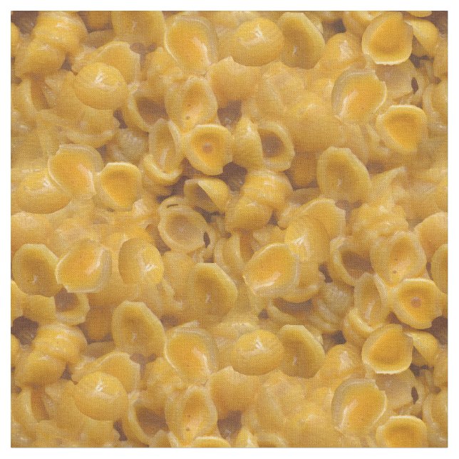 Muscheln und Käsegewebe Stoff (Nahaufnahme)