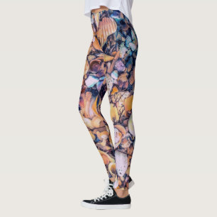Muscheln und Kies Leggings