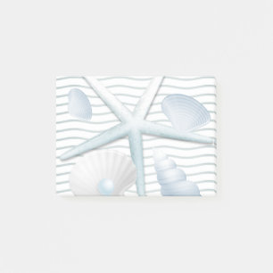 Muscheln und Perlen Post-it Klebezettel