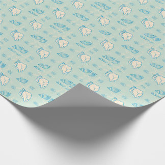 Muscheln und Seesterne Geschenkpapier