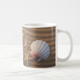 Muscheln und Starfish Kaffeetasse