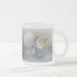 Muscheln und Surfen Mattglastasse