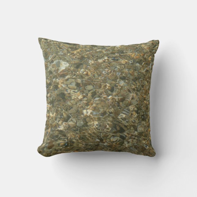 Muscheln unter Wasser Kissen (Vorderseite)