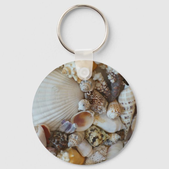 Muscheln von Sanibel Schlüsselanhänger (Vorderseite)