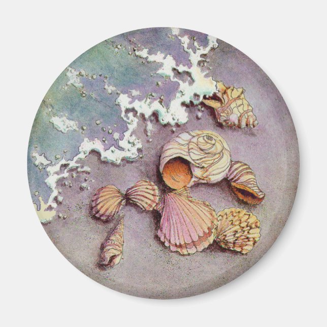 MUSCHELN von SHARON SHARPE Magnet (Vorne)