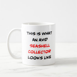 Muschelsammler, begeistert kaffeetasse