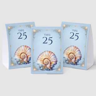 Muschelstrand-Hochzeitstisch-Ständer-Accessoires Tischaufsteller