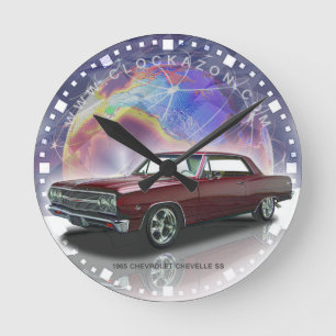 Muscle Car Decorative Wall Clock Runde Wanduhr