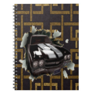 Muscle Car Spiral Notebook Notizblock