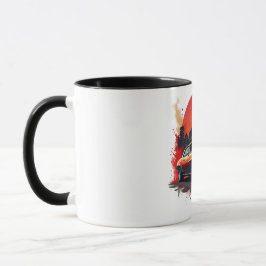 Muscle Car Street Art Kaffeetasse