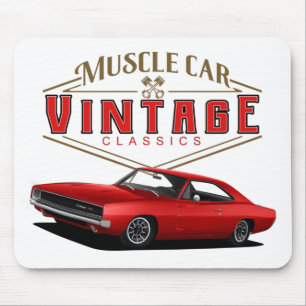 Muscle Car Vintage Charger Mousepad