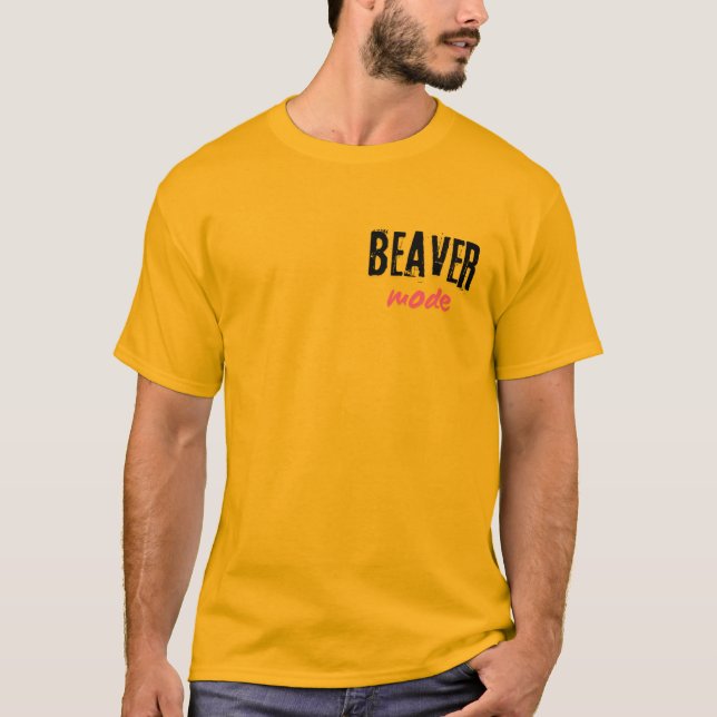 Muscle Castor 🦫 intensive Design T-Shirt (Vorderseite)