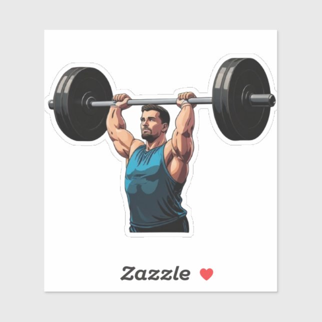 Muscle Gain Stickers - Perfekt für Bodybuilder Aufkleber (Blatt)