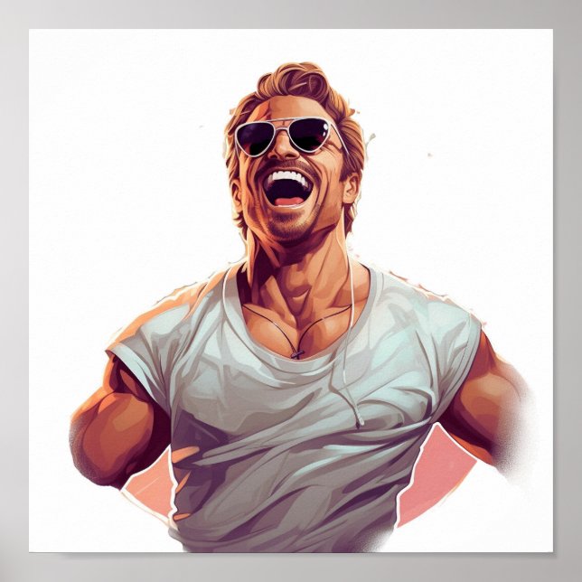 Muscle Man Poster (Vorne)