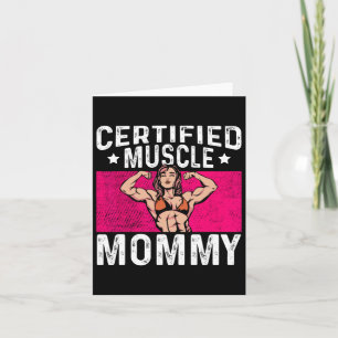 Muscle Mommy Bodybuilder Mother's Day Gy Karte