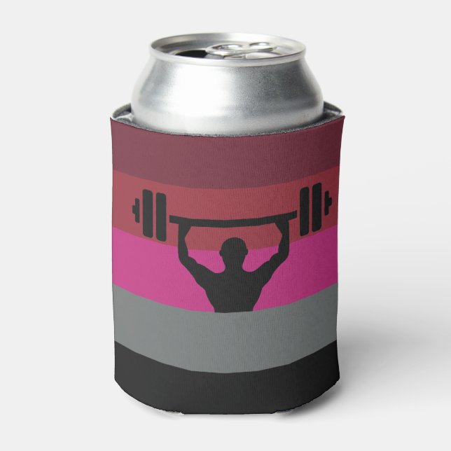 MUSCLE PRIDE FLAG DOSENKÜHLER (Kanne Vorderseite)