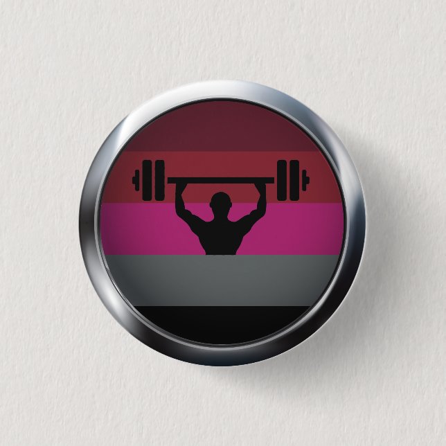 MUSCLE PRIDE MEDALLION BUTTON (Vorderseite)