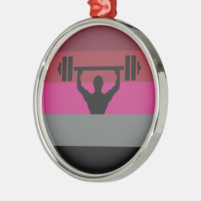 MUSCLE PRIDE ORNAMENT AUS METALL (Links)