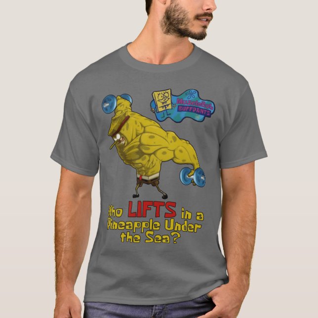 Musclebob Buffpants Geschenk T-Shirt (Vorderseite)