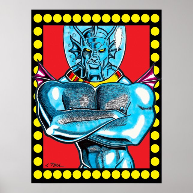 Musclemen de Mars™ : Poster Mermaster™ (Devant)