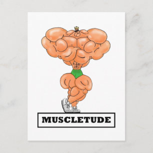 MUSCLETUDE, Carte postale