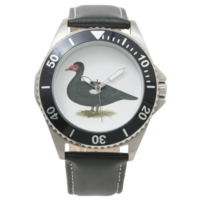 Muscovy Black Drake Armbanduhr (Vorderseite)