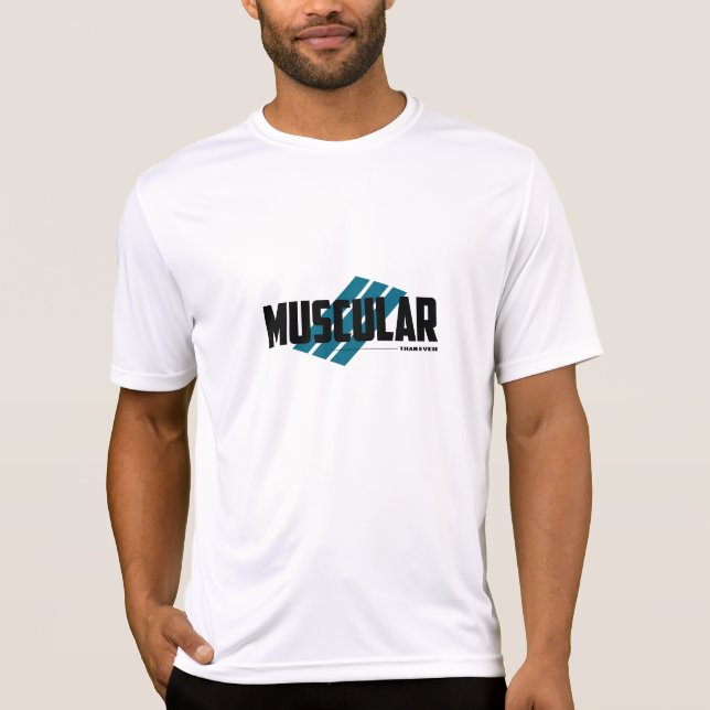 Musculaire Plus Que Jamais - T-Shirt De Salle De S (Devant)