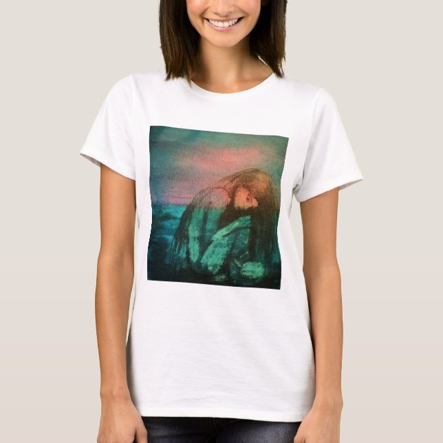 "Muse durch das Meer " T-Shirt (Vorderseite)