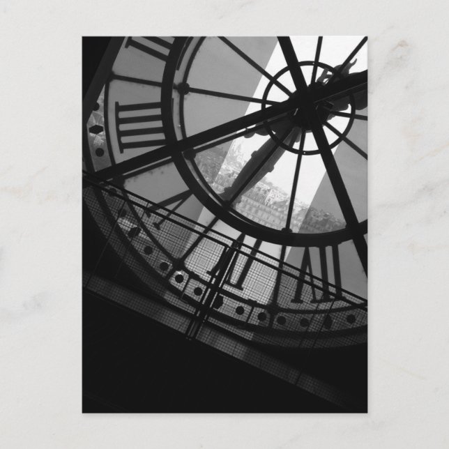 Musee d'Orsay Uhr-Postkarte Postkarte (Vorderseite)