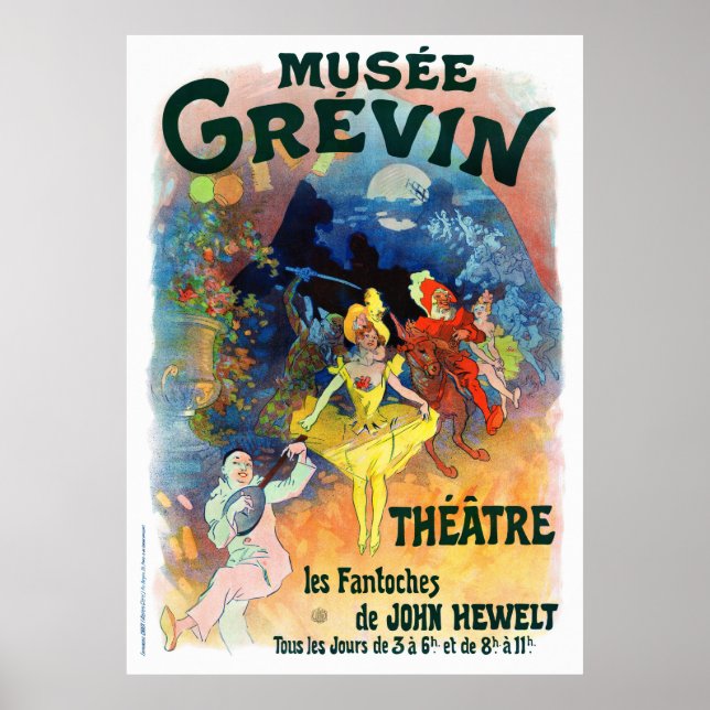 Musée Grévin France Poster vintage (Devant)