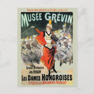 Musee Grevin Neuauflage Vintage Postkarte