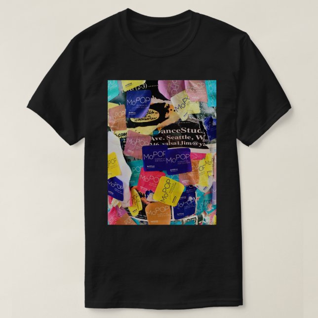 Musée MoPop de Seattle Collage T-shirt classique (Design devant)