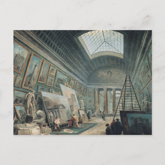 Museo Galerie mit der alten römischen Kunst Postkarte (Vorderseite)