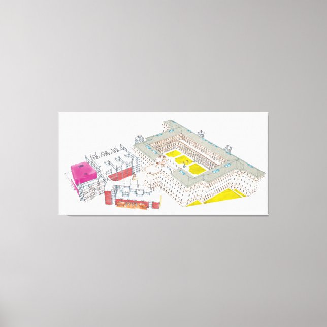 Museo Nacional Centro de Arte Reina Sofia Leinwanddruck (Vorderseite)