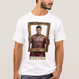 Museum-Arbeiter Superhelden T-Shirt