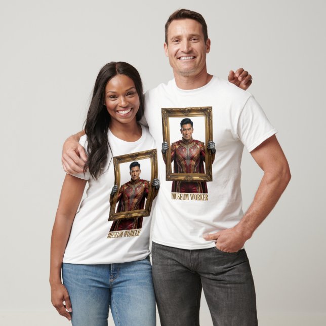 Museum-Arbeiter Superhelden T-Shirt (Unisex)