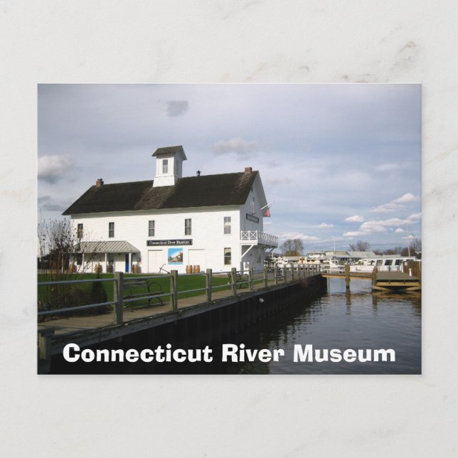 Museum Connecticut Postkarte (Vorderseite)