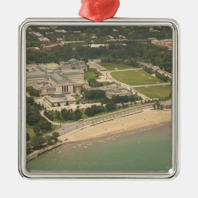 Museum der Wissenschaft und der Industrie Chicago Ornament Aus Metall (Vorne)