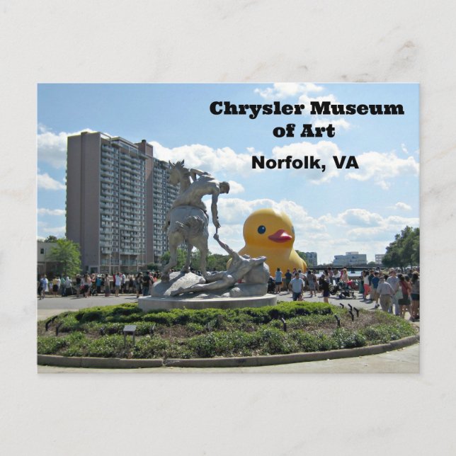 Museum für Kunst, Norfolk, Virginia Postkarte (Vorderseite)