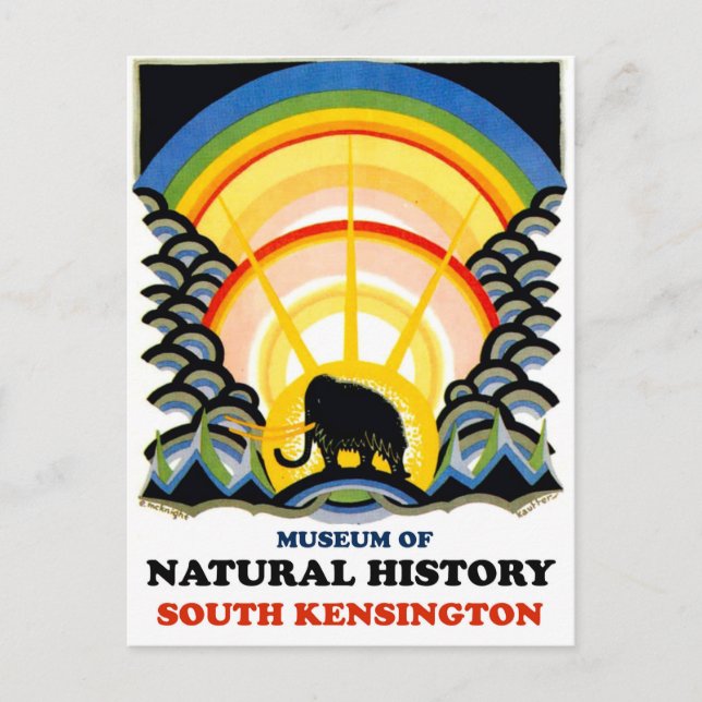 Museum für Naturgeschichte, South Kensington Postkarte (Vorderseite)