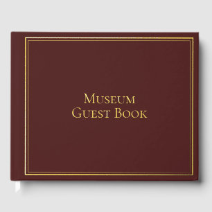 Museum Gästebuch Grün Gold Besucher Anmelden