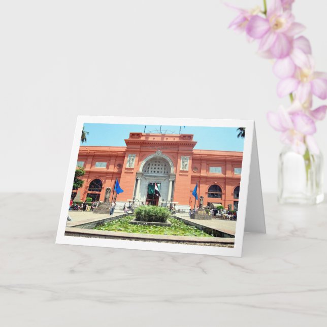 Museum Kairo Eingang, Ägypten Karte (Orchidee)